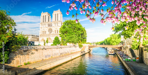 Obraz na plátně Notre Dame cathedral, Paris France