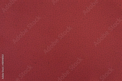 Solid Red Fragmented with Thin Black Lines Background