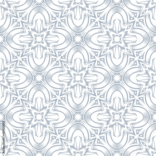 Ceramic tile seamless pattern. Wall or floor texture. Absrtract decorative porcelain pottery.