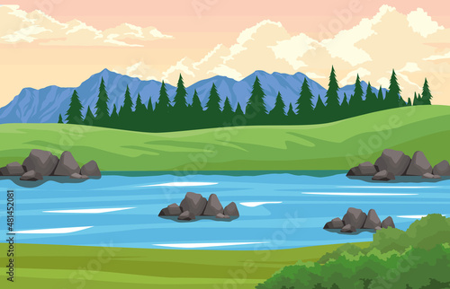 river in wanderlust scene