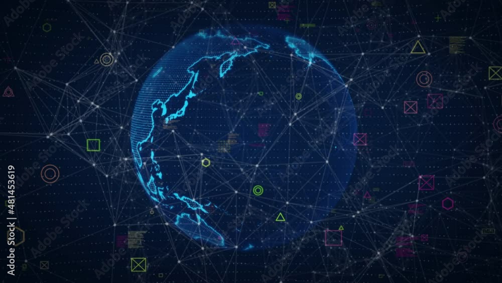 cyber digital world technology background cyber digital world technology background