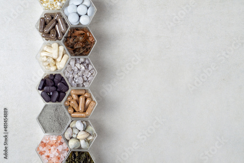 Dietary supplement of sea minerals in capsules