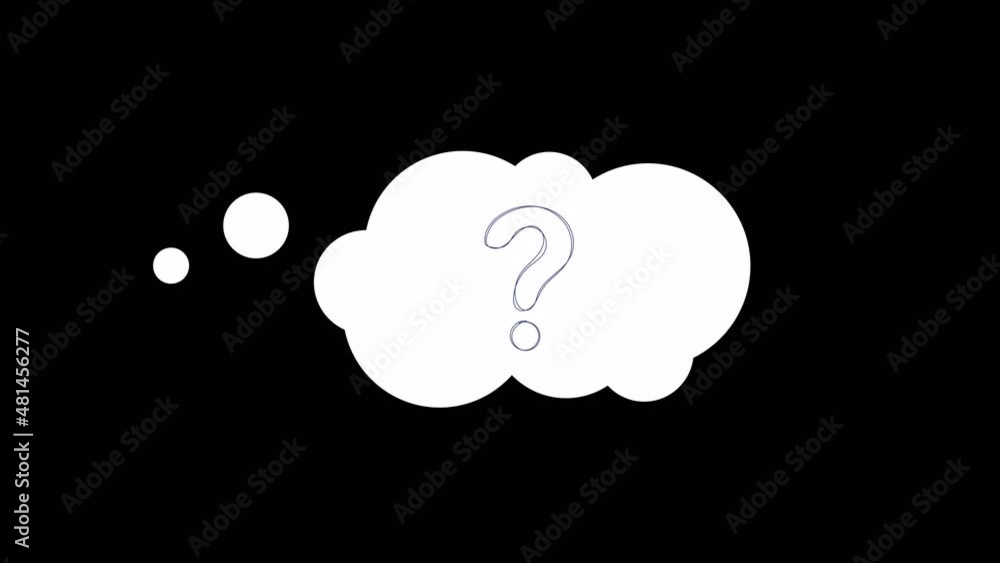 question mark in speech bubble animation. ALPHA channel, transparent background. hand drawn cartoon doodle style. Ask button, advice, FAQ sign, help banner. stock footage, motion graphics question mark in speech bubble animation. ALPHA channel, transparent background. hand drawn cartoon doodle style. Ask button, advice, FAQ sign, help banner. stock footage, motion graphics