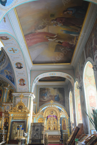 ORANKI  RUSSIA - JANUARY 19  2022  Oranki Monastery in Nizhny Novgorod region