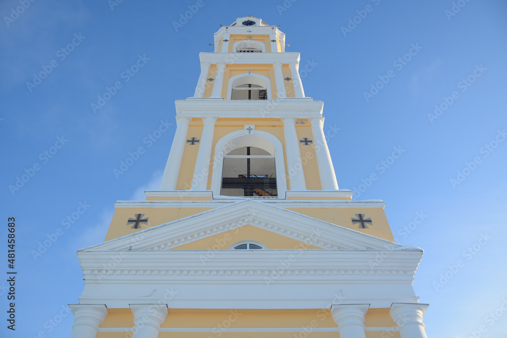 ORANKI, RUSSIA - JANUARY 19, 2022: Oranki Monastery in Nizhny Novgorod region