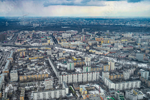 View from Ostankino television tower to Moscow © Dmitry Vereshchagin