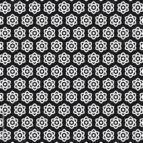black and white seamless pattern