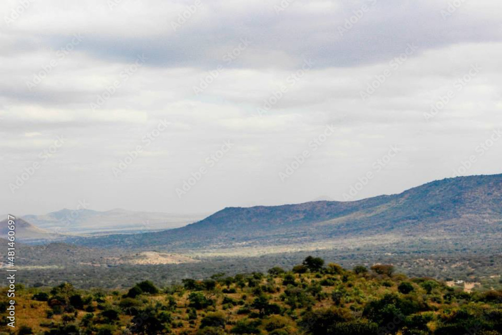 Fototapeta premium landscape with clouds