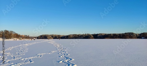 landscape with snow