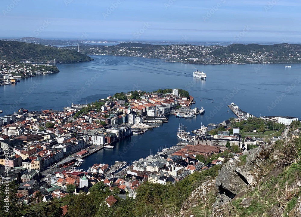 Bergen Norway harbor