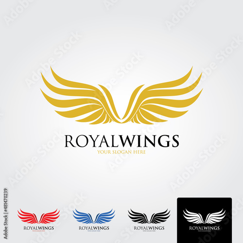 Letter v logo template