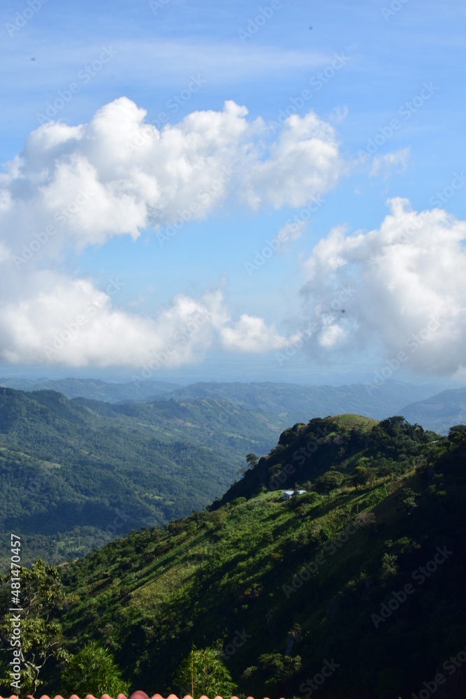 landscape with clouds