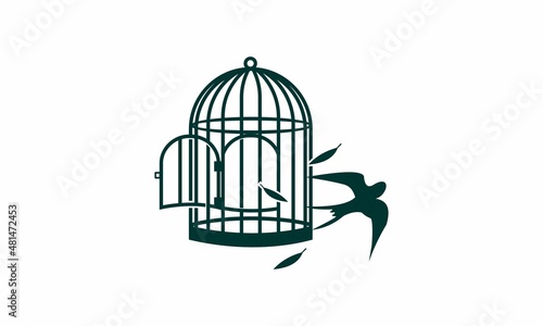 Bird Flying From Cage Image