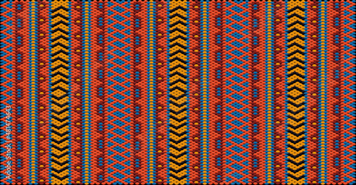   Pattern, ornament,  tracery, mosaic ethnic, folk, national, geometric  for fabric, interior, ceramic, furniture in the Latin American style.