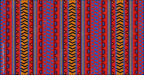   Pattern, ornament,  tracery, mosaic ethnic, folk, national, geometric  for fabric, interior, ceramic, furniture in the Latin American style.