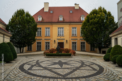 Wroclaw. Poland. Facade of  Archbishop's Palace. photo