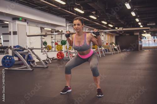 Woman in gym