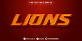 Lions Text Effect,Fully Editable Font Text Effect