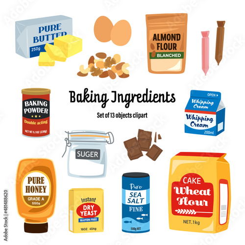 Baking ingredients photo