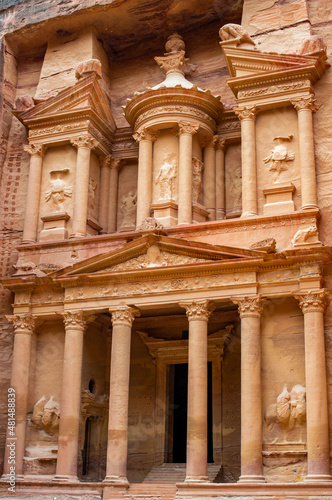 The Treasury in the lost city of Petra - Jordan