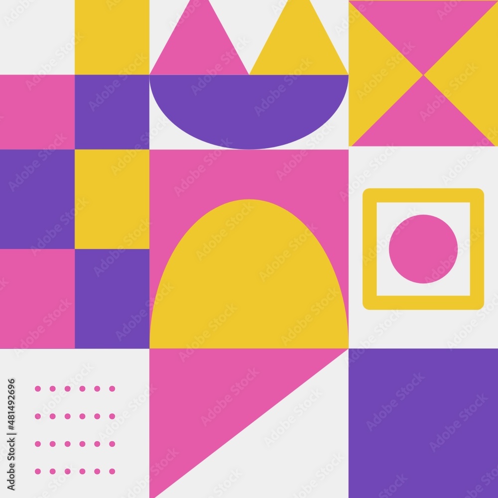 Abstract geometric shape background Abstract geometric shape background