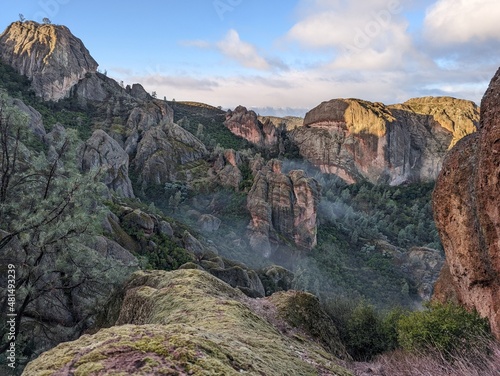 rock formation in Pinnacles national park