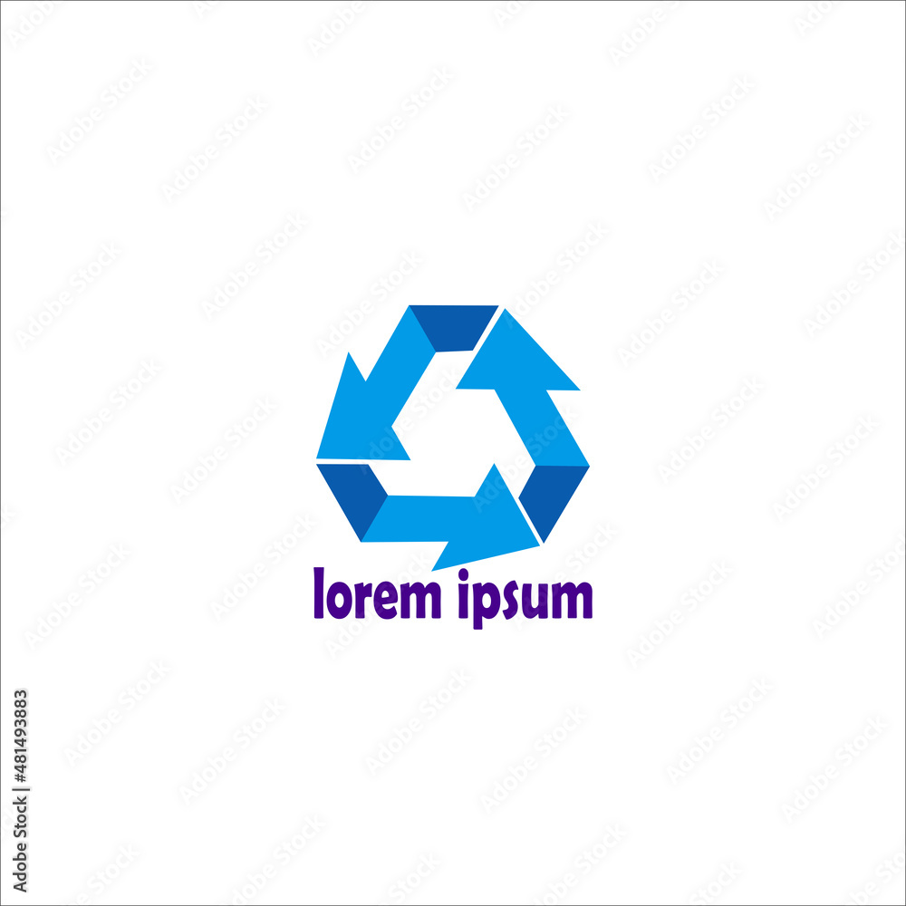 Triple Chain Teamwork Social Logo abstract design Triple Chain Teamwork Social Logo abstract design