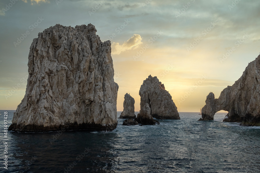 Arch of Cabo Mexico at sunset