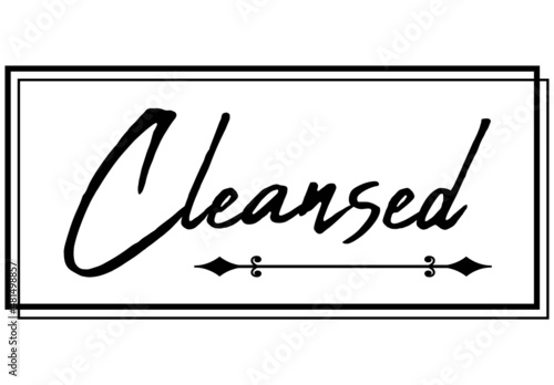 Cleansed- the believer in Christ