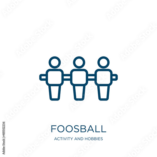 Foto foosball icon from activity and hobbies collection