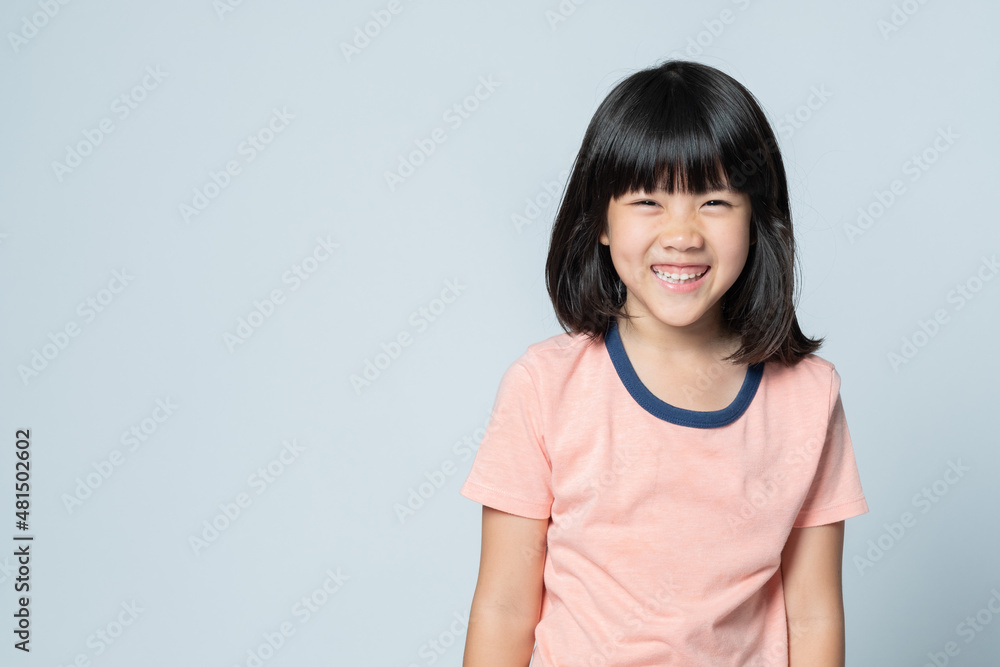 asian cute girl on white background, lovely kid asian cute girl on white background, lovely kid