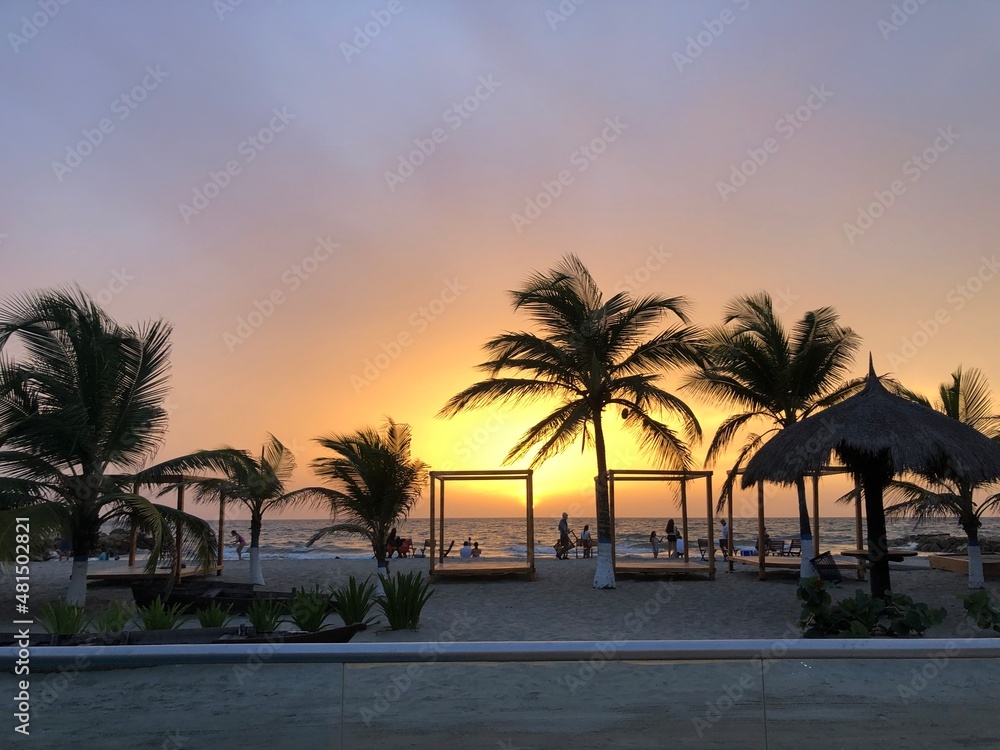 Tolu Coveñas Colombia Landscape Sunset Beach