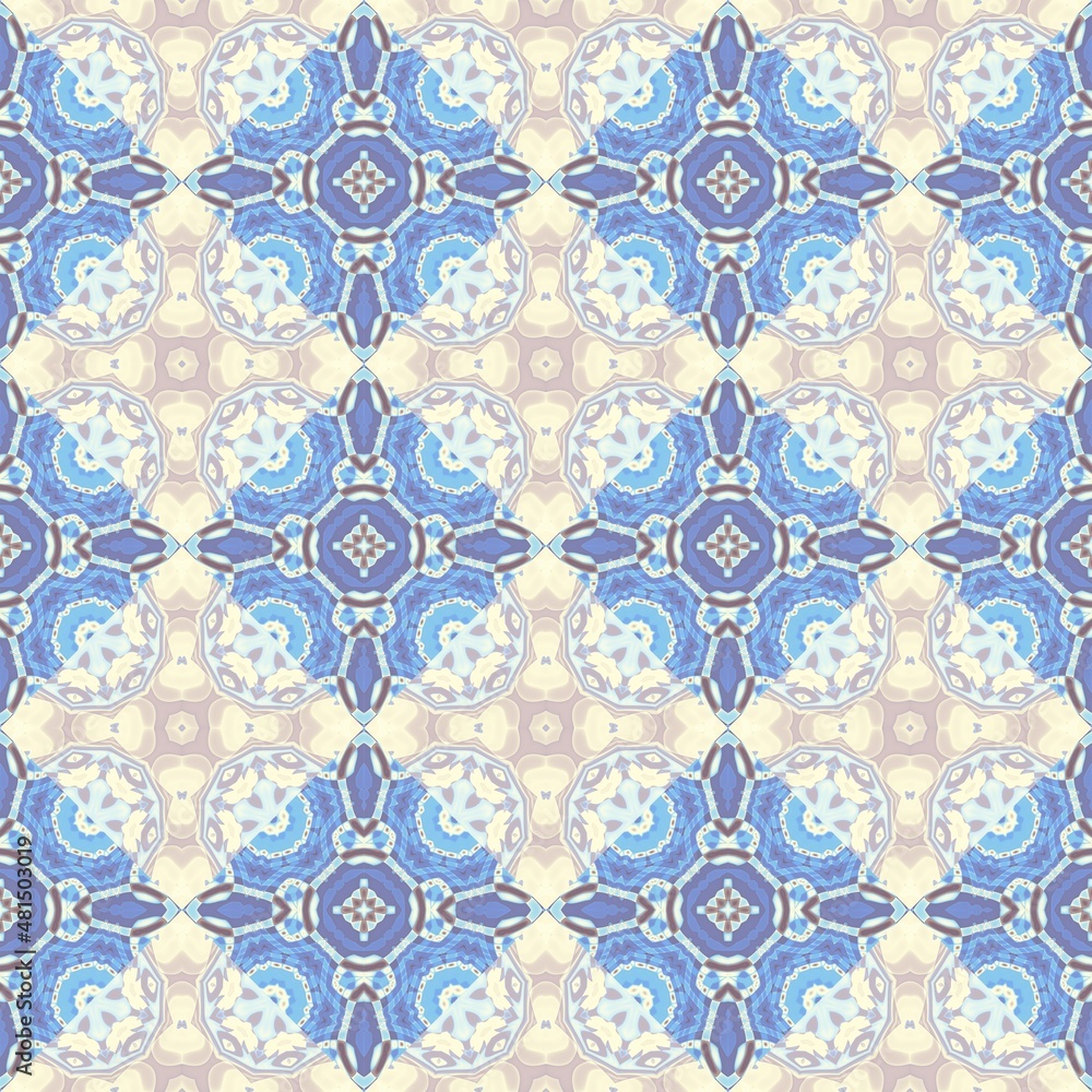 Seamless ornamental decorative pattern. Mosaic art texture. Seamless ornamental decorative pattern. Mosaic art texture.