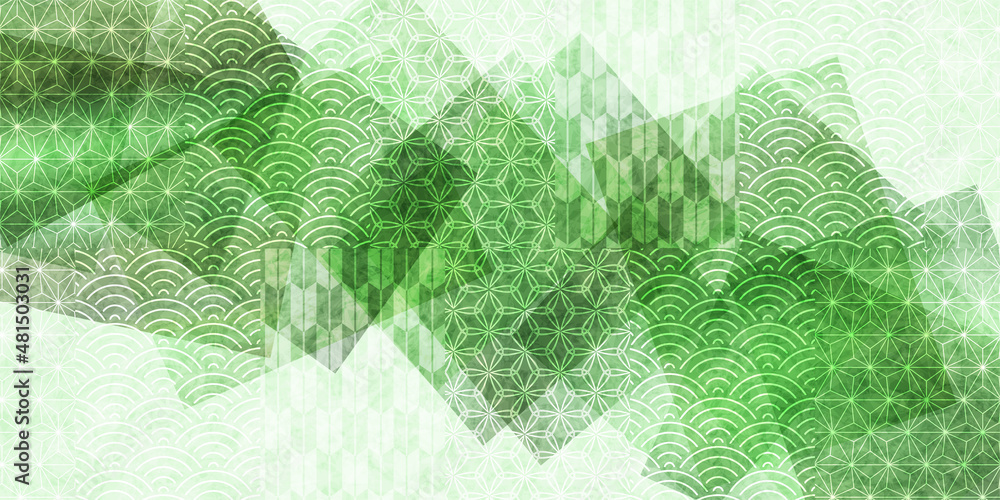 新緑 和柄 背景 テクスチャ Stock Vector Adobe Stock 新緑 和柄 背景 テクスチャ Stock Vector Adobe Stock
