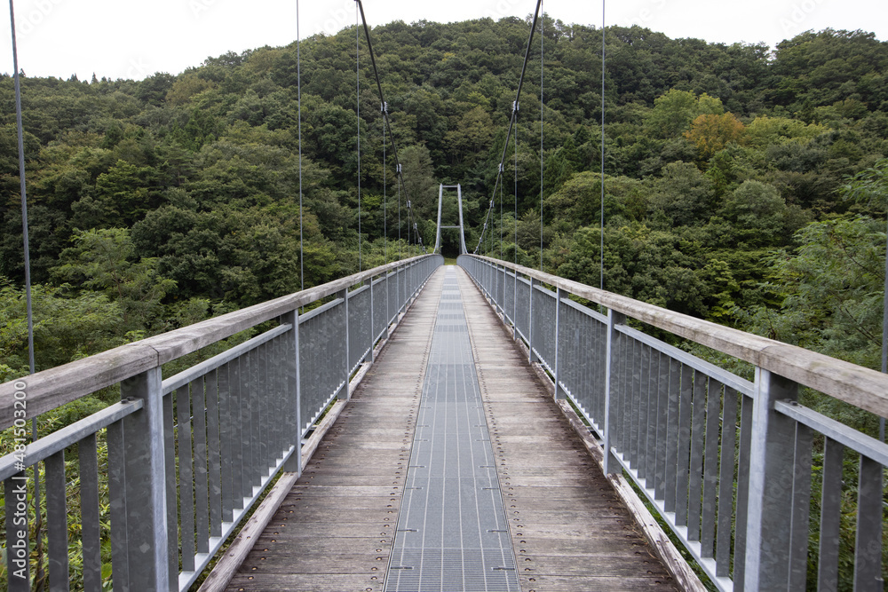 《宮城県・七ヶ宿町》やまびこ吊り橋 《宮城県・七ヶ宿町》やまびこ吊り橋