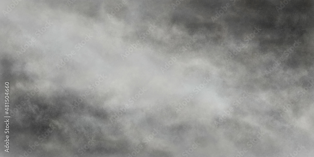 Abstrakcyjne tło - szare chmury, obłoki srebrnego pyłu, dym, przejaśniające się niebo. Tekstura z miejscem na tekst lub obraz. - obrazy, fototapety, plakaty 