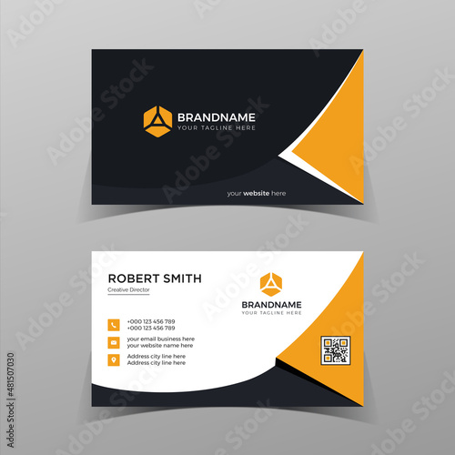 Creative and professional business card design.