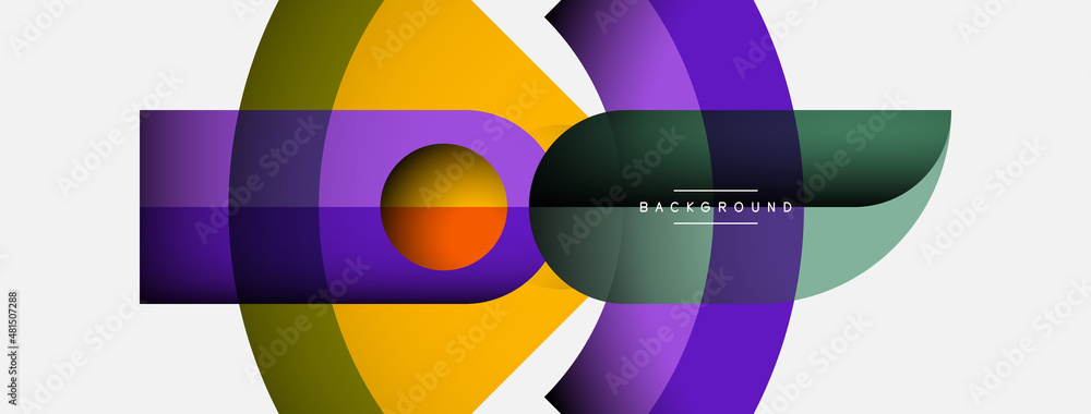 Trendy shapes, color minimal design composition, lines and shadows for wallpaper banner background or landing page Trendy shapes, color minimal design composition, lines and shadows for wallpaper banner background or landing page