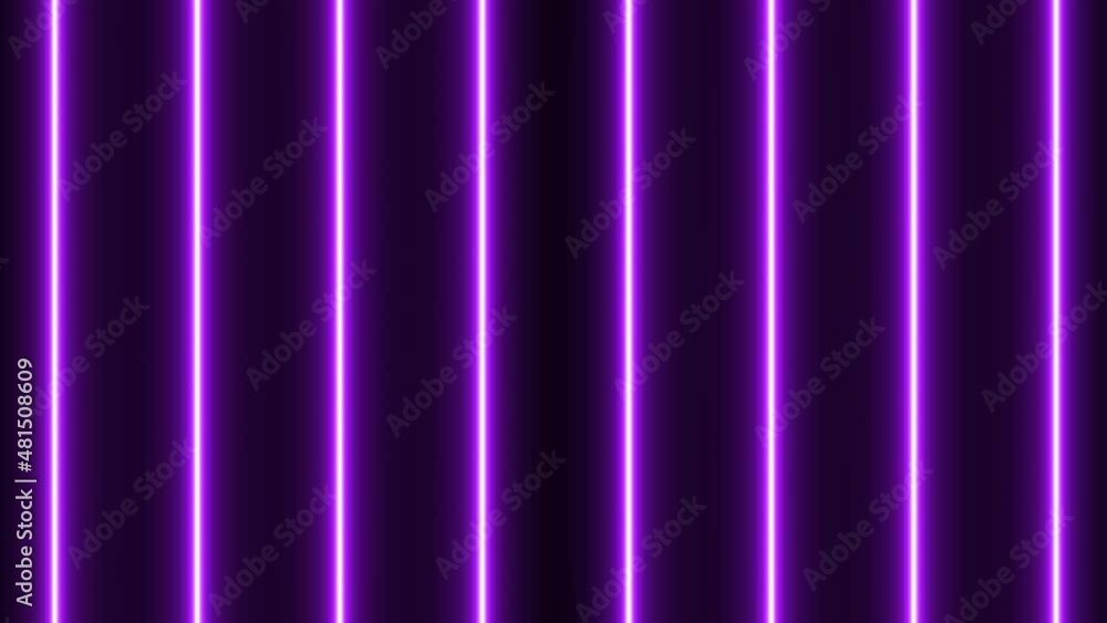 紫　光る　棒　電気　アニメーション　モーショングラフィックス