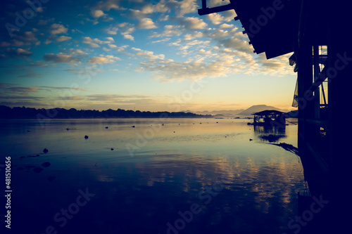 People's way of life along the Mekong River. Chiang Khan,Thailand.