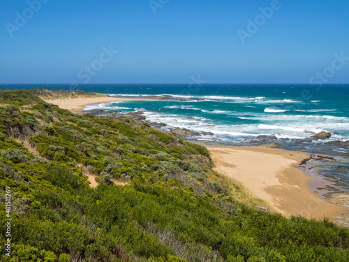 Little sandy beach on the Great Ocean Walk - Point Franklin, Victoria, Australia