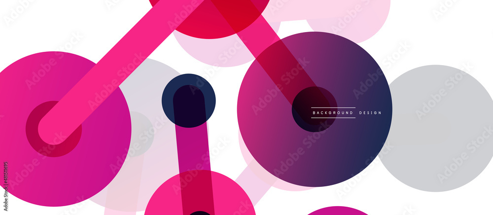 Line points connections geometric abstract background. Circles connected by lines. Trendy techno business template for wallpaper, banner, background or landing Line points connections geometric abstract background. Circles connected by lines. Trendy techno business template for wallpaper, banner, background or landing