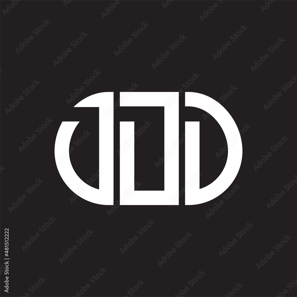 DDD letter logo design on black background. DDD creative initials letter logo concept. DDD letter design. DDD letter logo design on black background. DDD creative initials letter logo concept. DDD letter design.