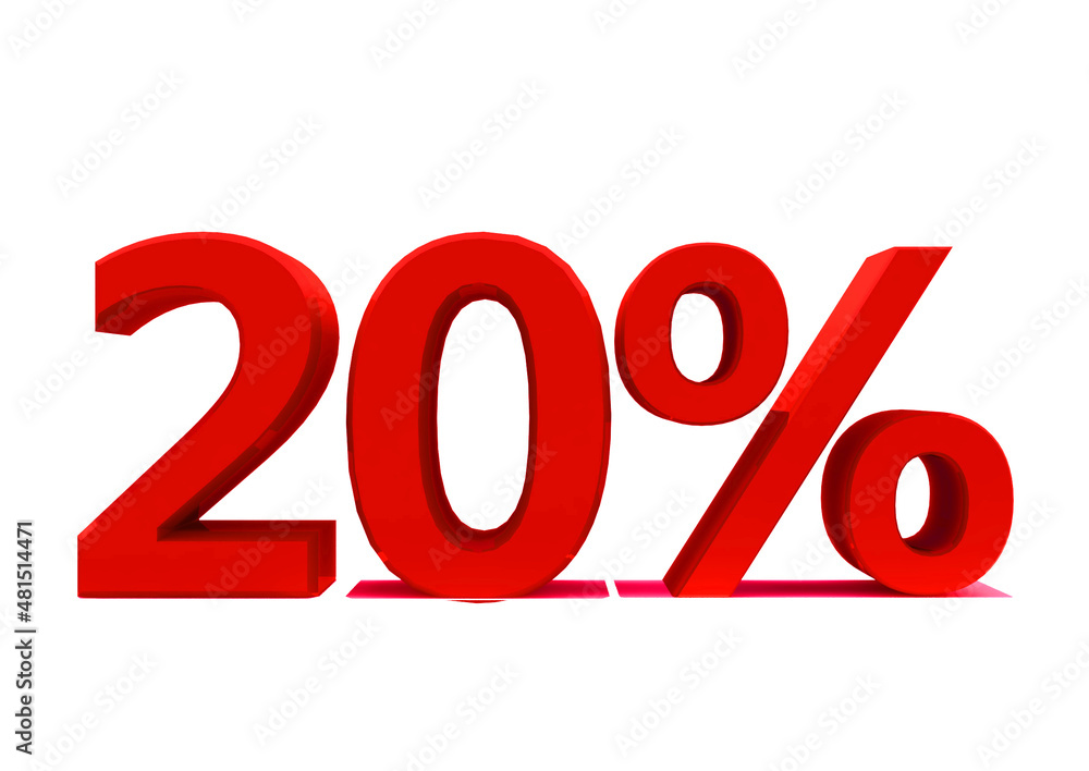 20 Percent off 3d Sign on White Background, Special Offer 20% Discount Tag, Sale Up to 20 Percent Off,big offer, Sale, Special Offer Label, Sticker, Tag, Banner, Advertising, offer Icon 20 Percent off 3d Sign on White Background, Special Offer 20% Discount Tag, Sale Up to 20 Percent Off,big offer, Sale, Special Offer Label, Sticker, Tag, Banner, Advertising, offer Icon