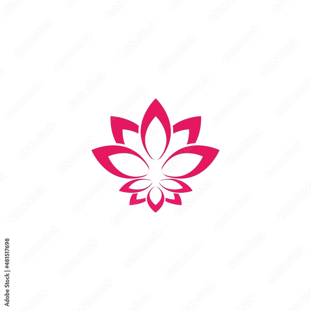 Beauty Vector lotus flowers design logo Template icon Beauty Vector lotus flowers design logo Template icon