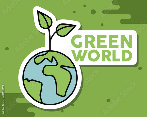 green world planet