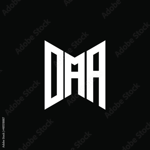 DAA letter logo creative design. DAA unique design