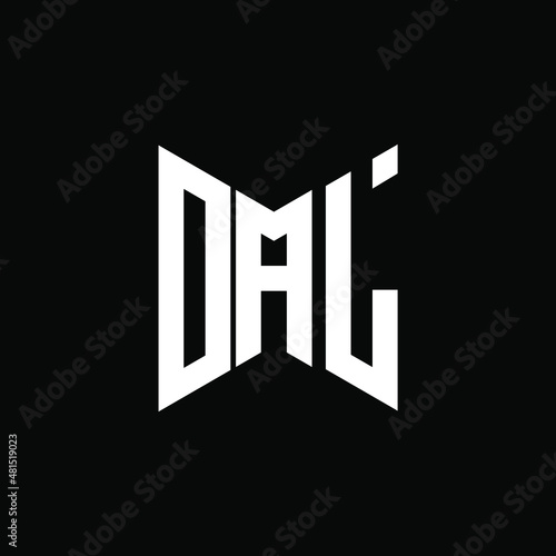 DAL letter logo creative design. DAL unique design