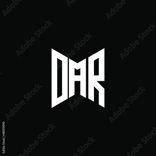 DAR letter logo creative design. DAR unique design