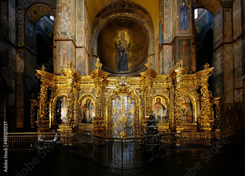 Wallpaper Mural Golden altar of St. Sophia Cathedral in Kyiv, Ukraine Torontodigital.ca